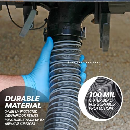 Valterra ! Valterra D04-0602 2′ Silverback Compartment Hose, Gray/Black