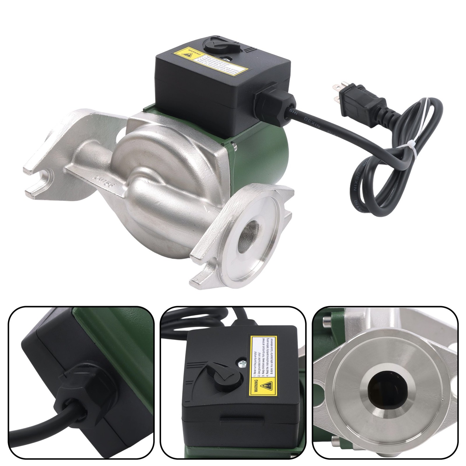 1/8 HP 115V 3250RPM 10GPM 150PSI, Water Circulation Pump 009-SF5