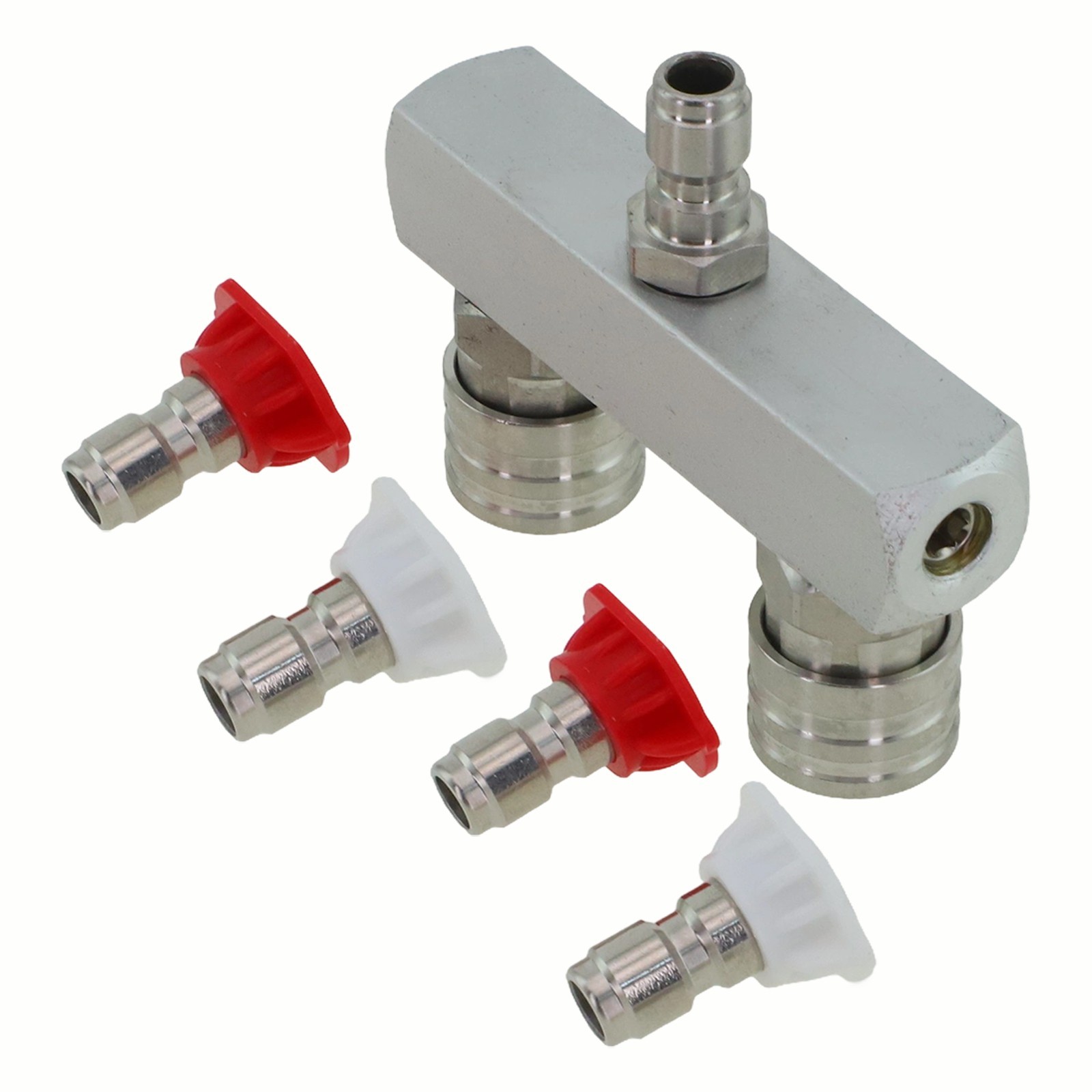 Efficient Cleaning Solution Dual Nozzle Compatible with 5000 PSI Washers