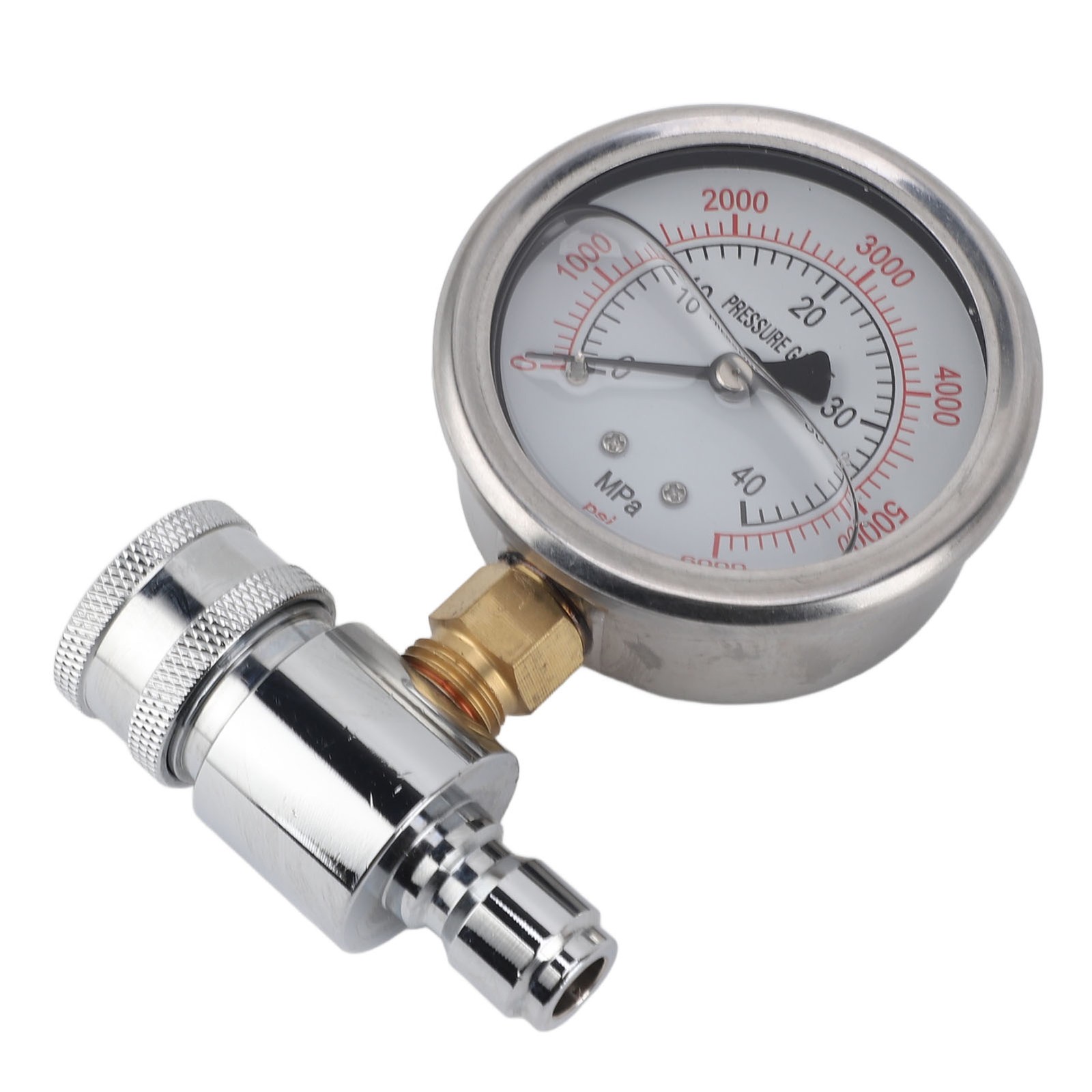 1 Pressure Washer Gauge High Pressure 6000psi For Car Washing NEW