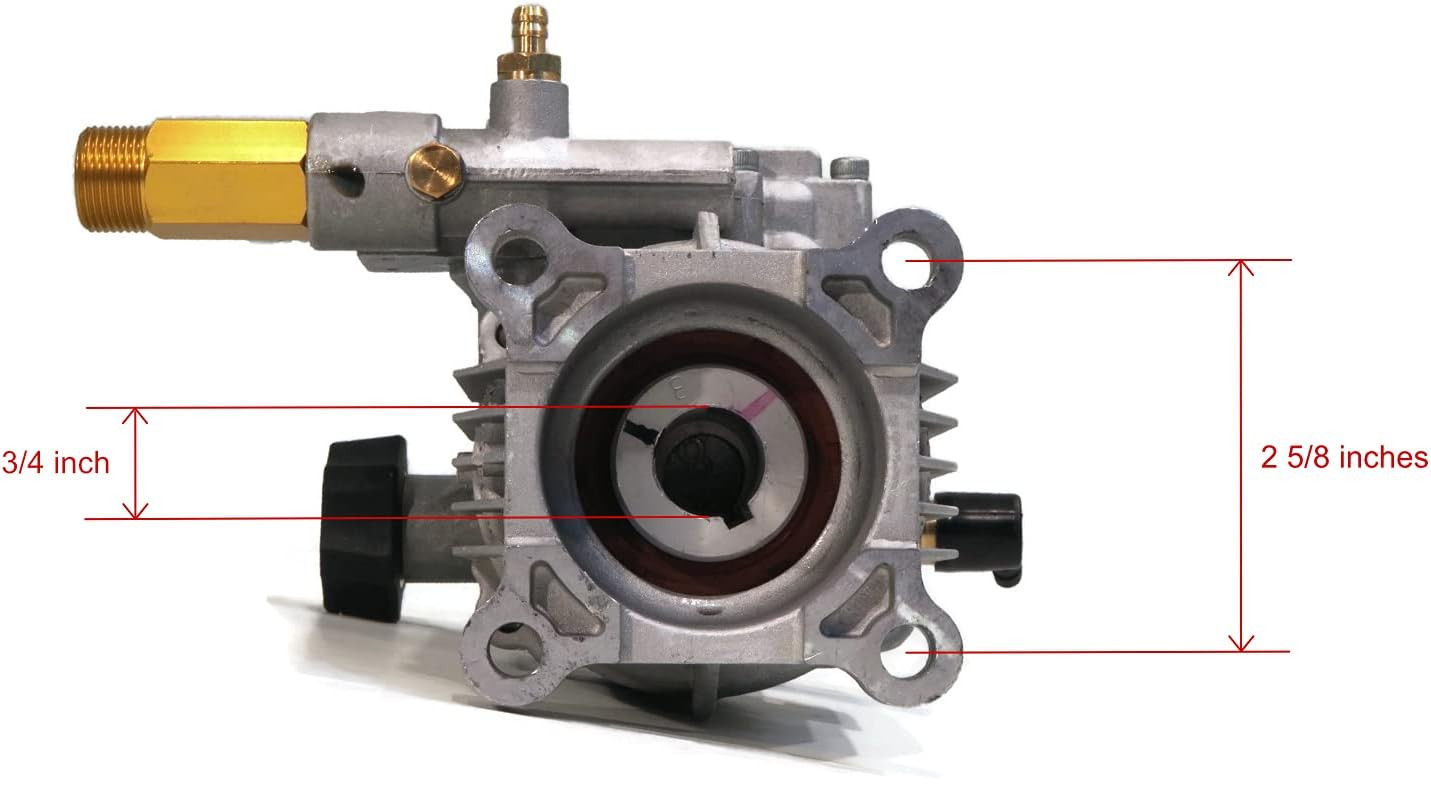 3100 PSI Pressure Washer Pump For Homelite UT80522F Simpson MSH3125 Honda GC190