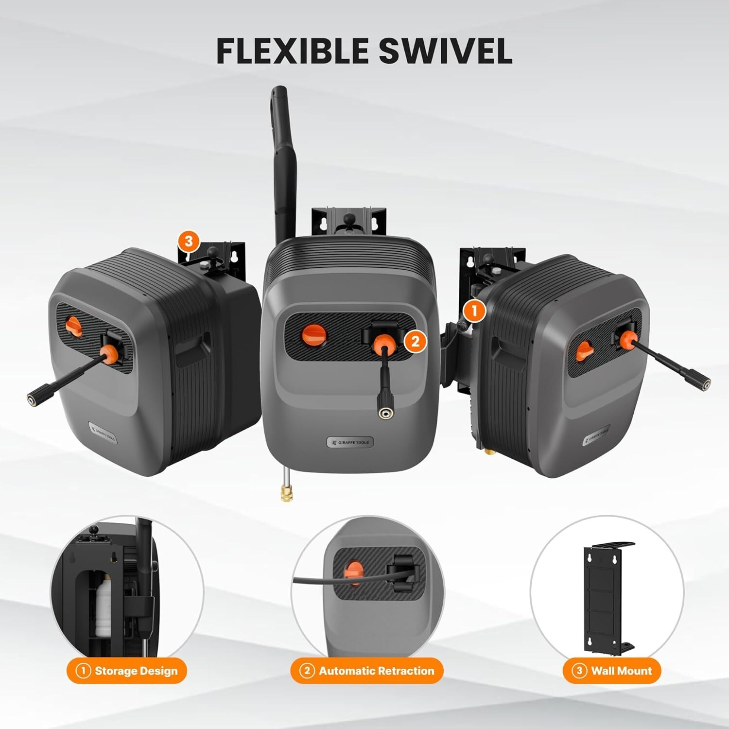 Giraffe Tools 2400 PSI Grandfalls Pressure Washer G20BPRO, Electric Power Washer