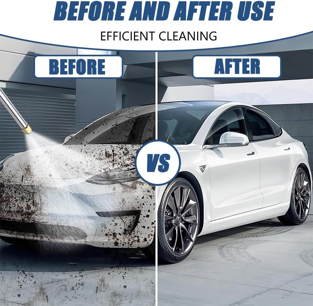 Magic Hydro Jet Power Washer with Universal Nozzle – Lightweight 18in Design