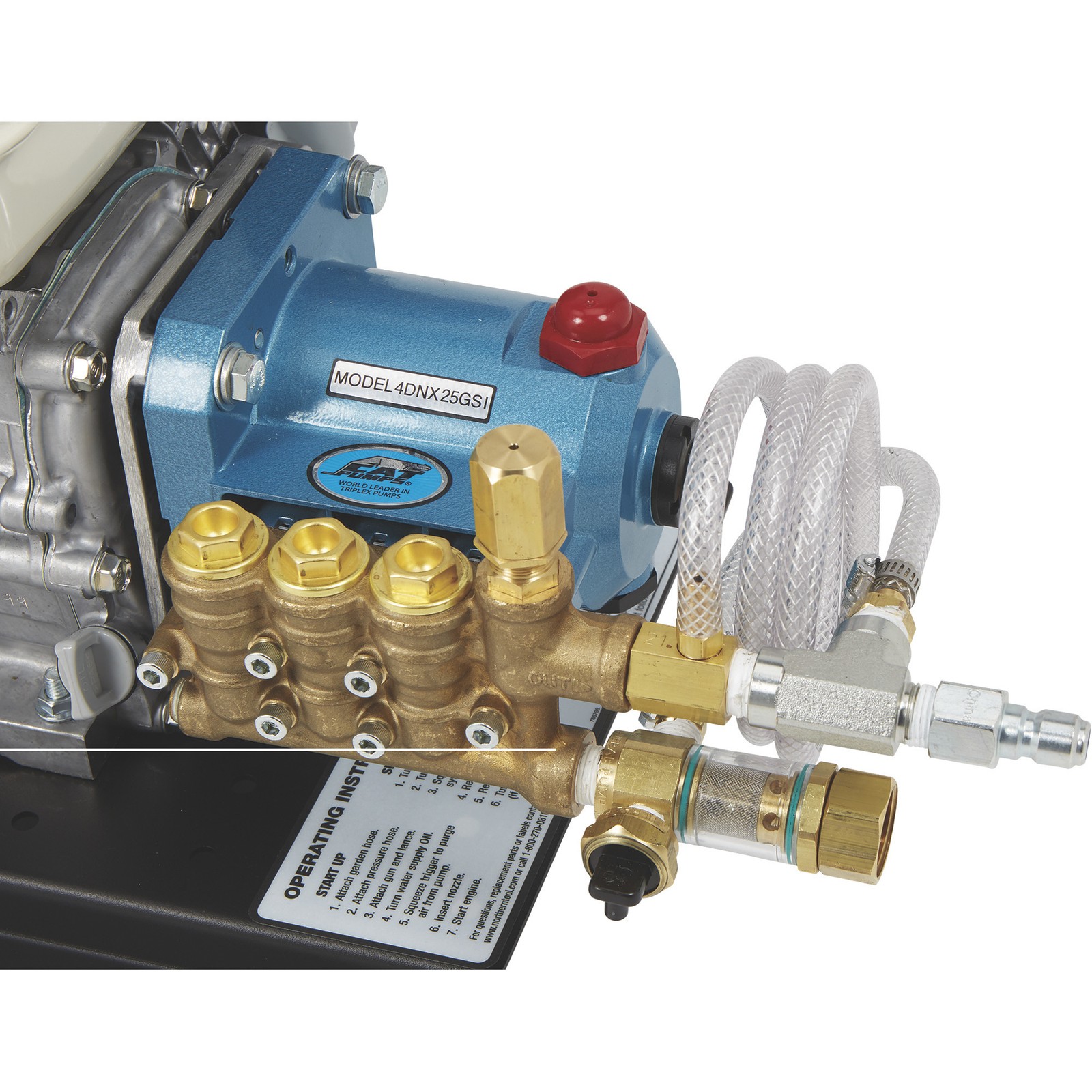 NorthStar Pressure Washer Kit with Honda GX200 Engine, 3300 PSI, 2.5 GPM, CAT