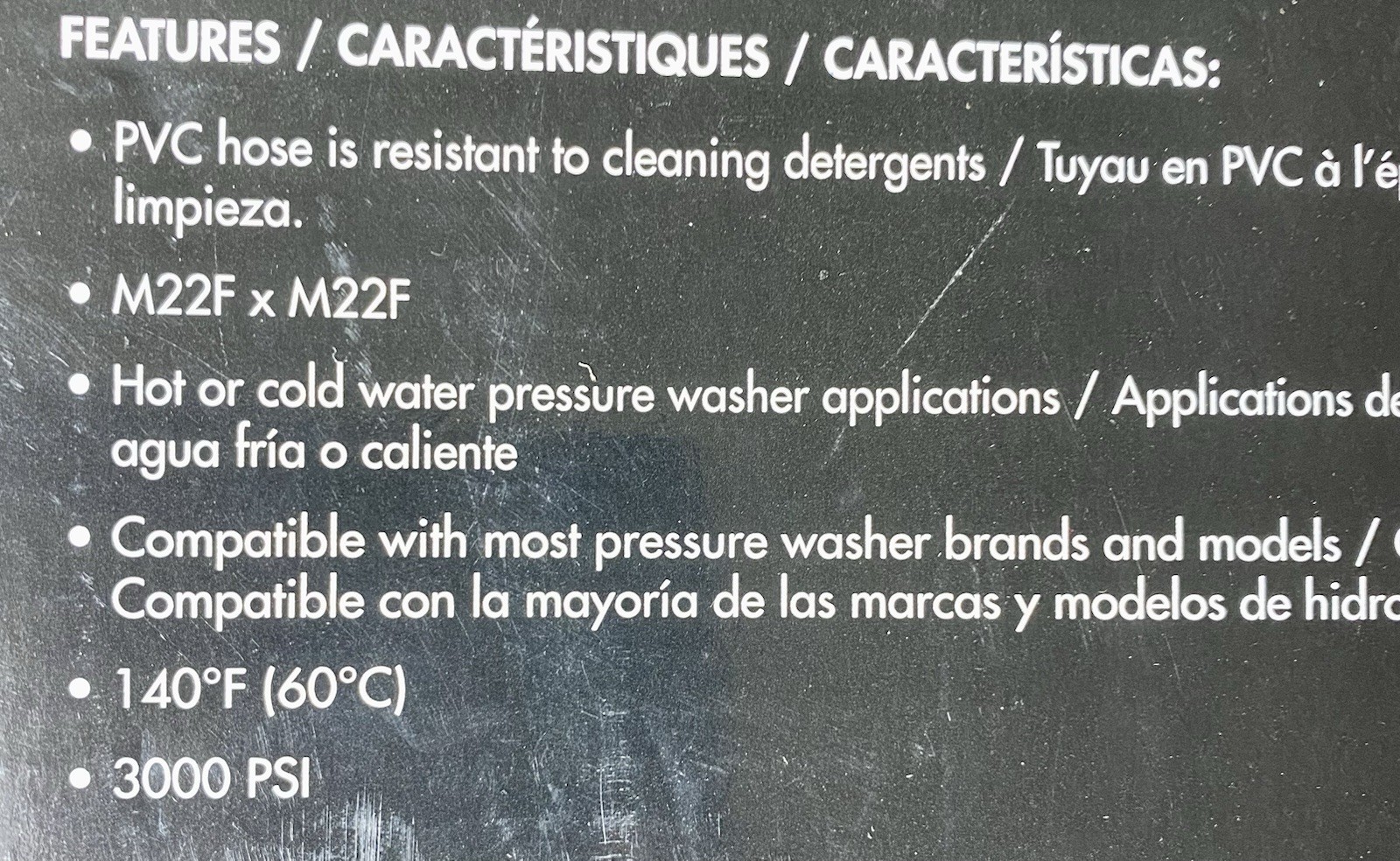 NEW Forney 1/4”X 50’ 3000 PSI High Pressure Washer Hose 75185 Fits Most Brands