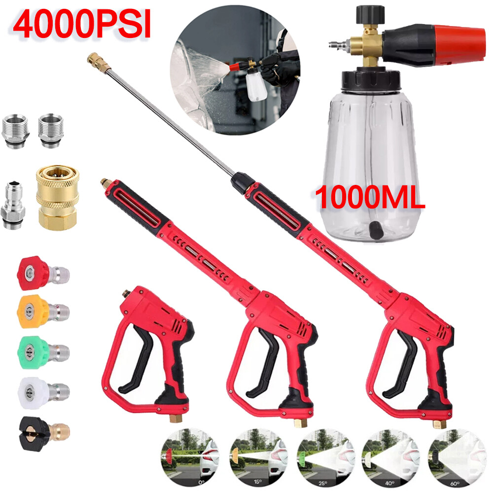 1/4″ Snow Foam Lance & Bottle Sprayer for Pressure Washer – Car Wash Tool