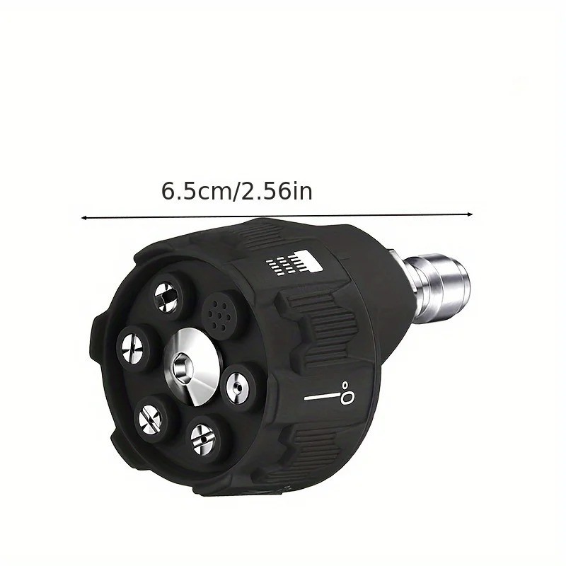 1Pc High Pressure Washer Nozzle Tips 6-in-1 Adjustable for Power Washer 1/4 Inch