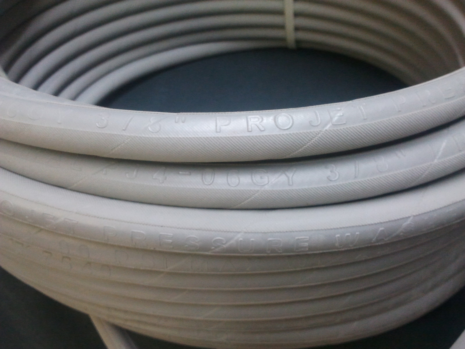 100 ft 3/8″ Gray Non-Marking 6000 psi Pressure Washer Hose HOT WATER 100′ Foot