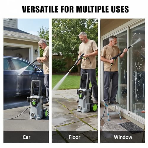 Etoolab Portable Power Washers, High Pressure Cleaning Machine – Gray