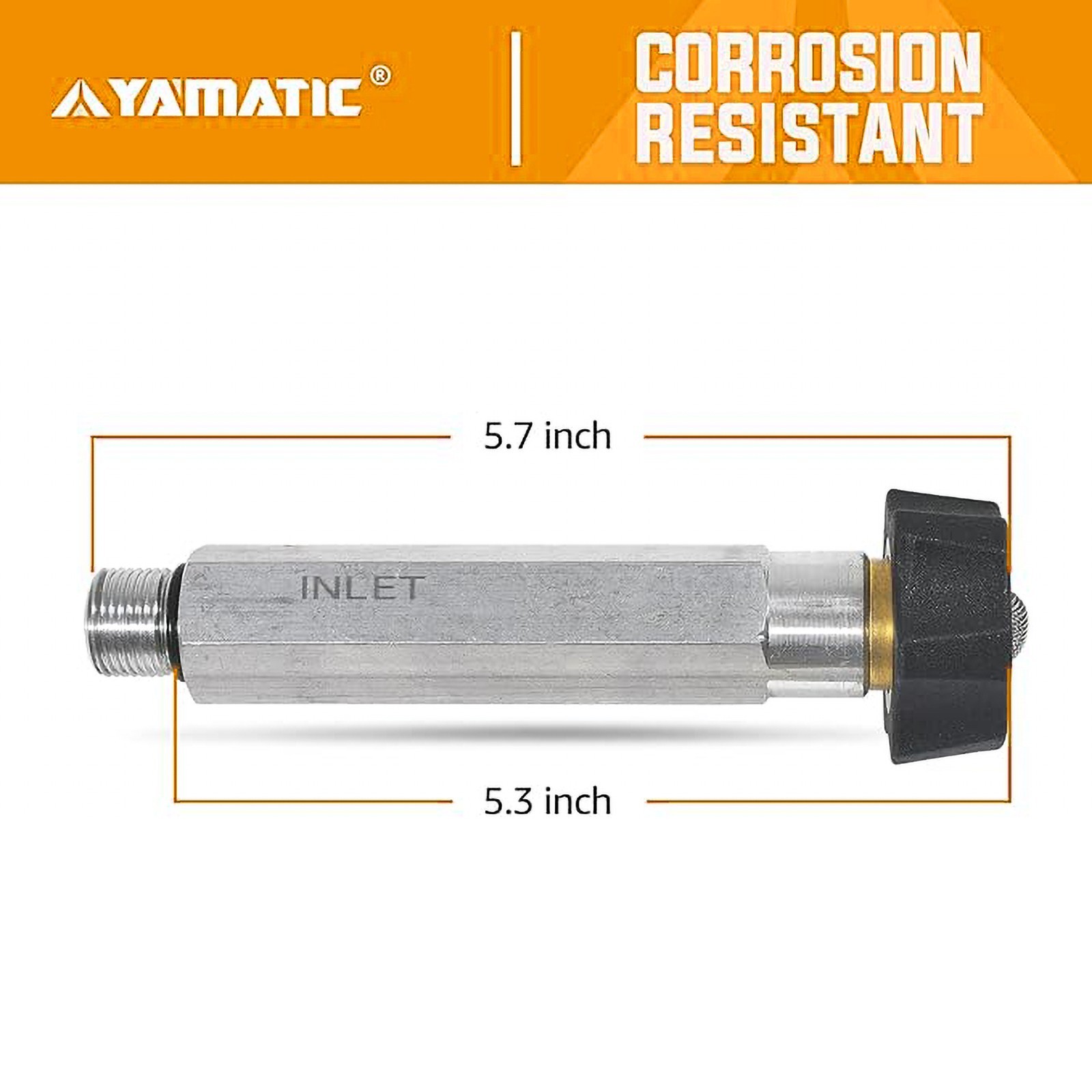 YAMATIC Inlet for Pressure Washer Pump for 201496GS 190632GS