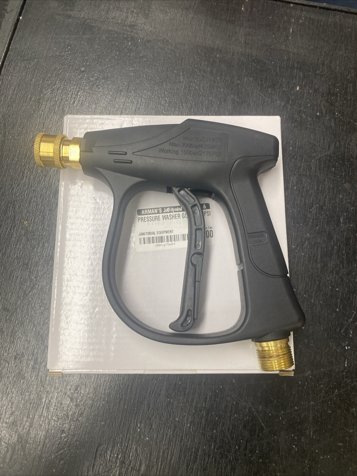 Sooprinse High Pressure Washer Gun,3000 PSI Max M22 Hose Connector 3.0 TIP