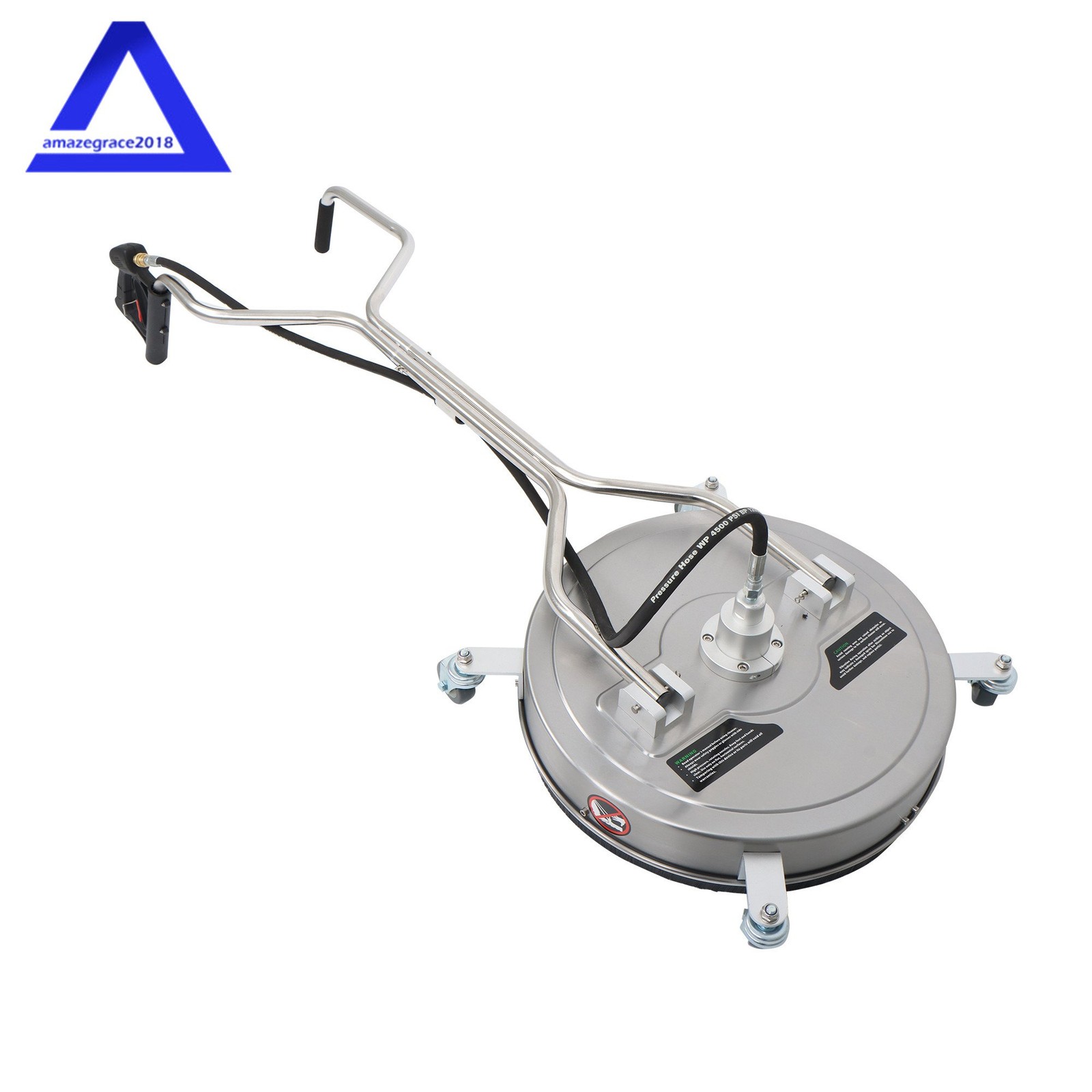20″ 6000 psi Pressure Washer Surface Cleaner w/ Handles & Wheels Quick Connect