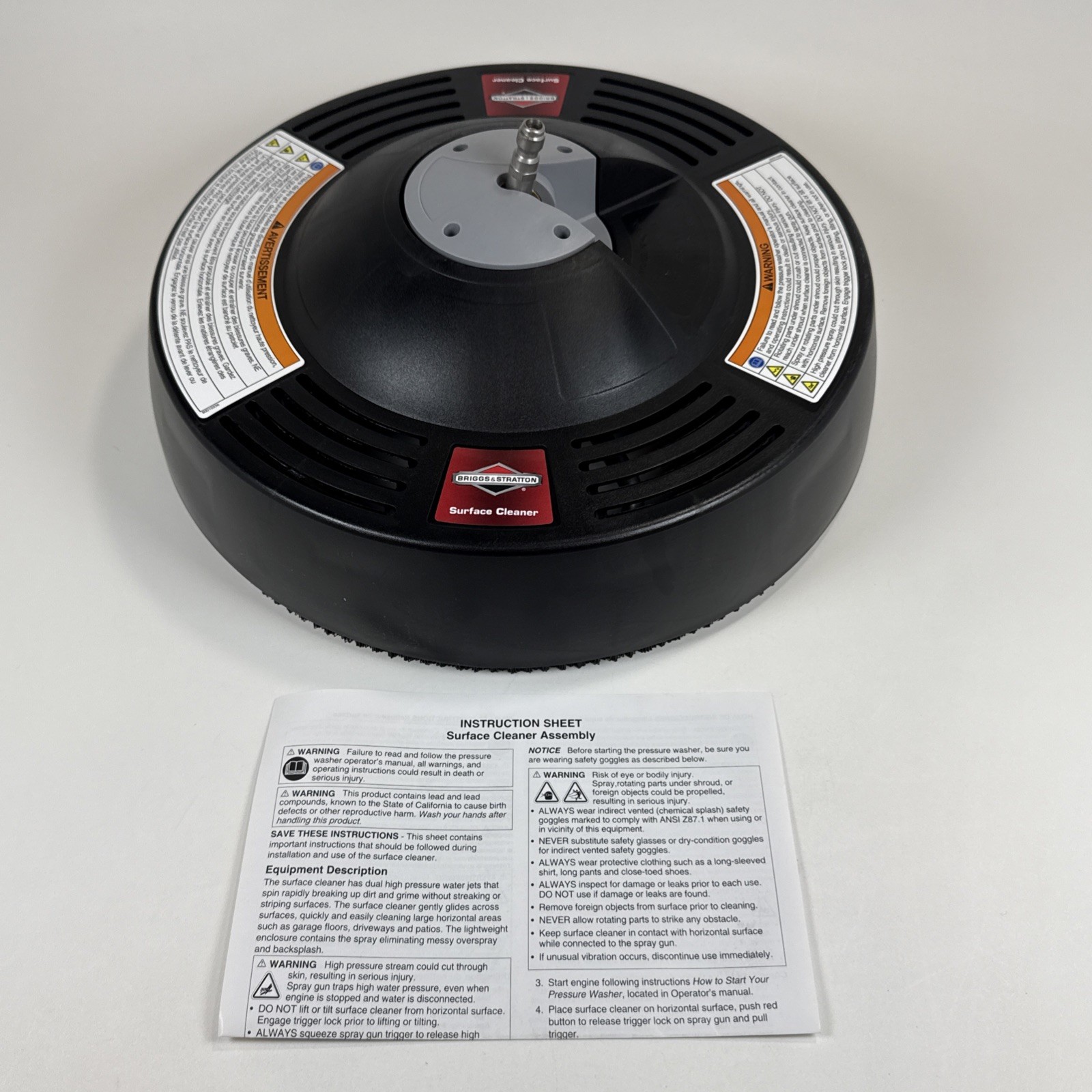 Briggs & Stratton 6328 14″ Rotating Pressure Washer Surface Cleaner