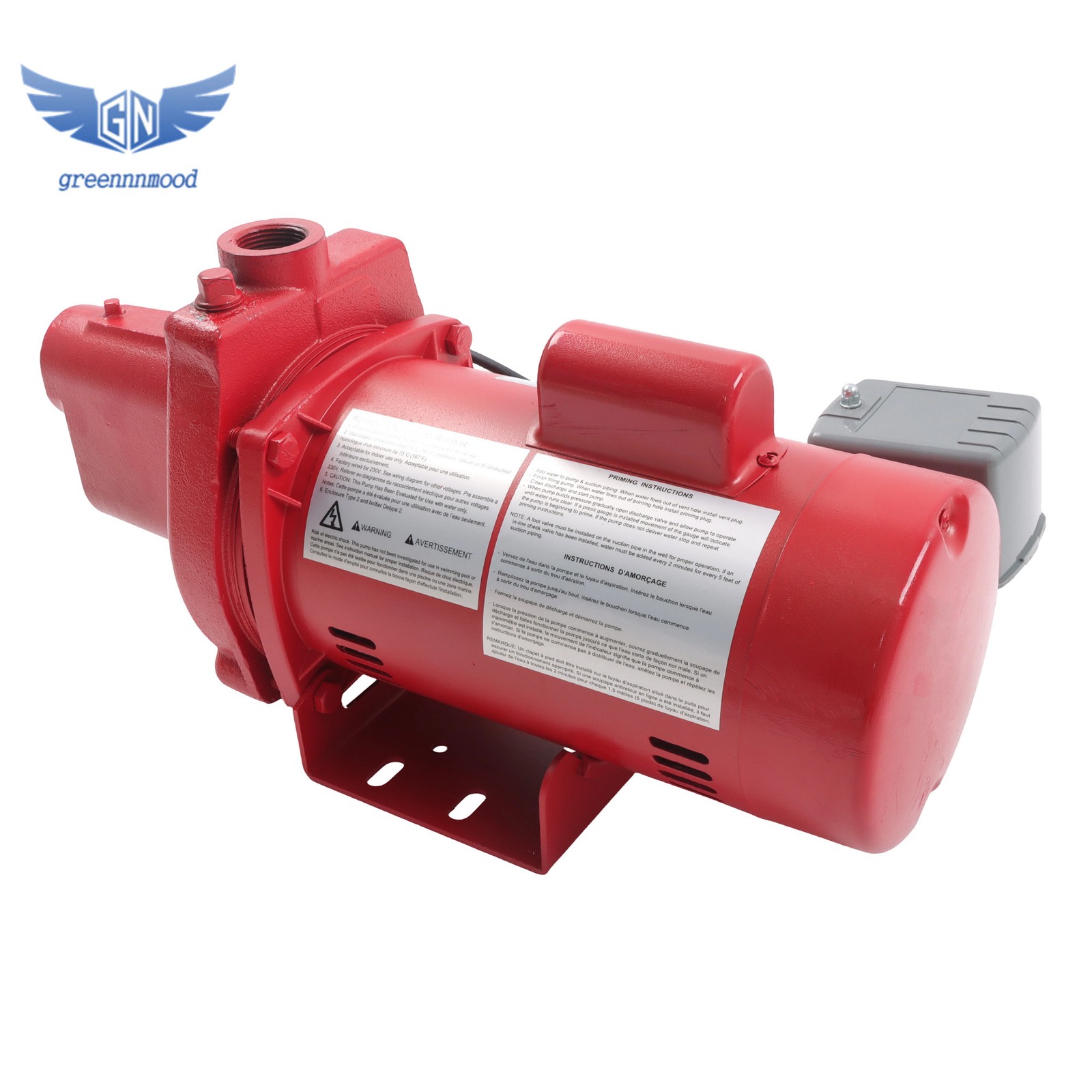 Premium Cast Iron RJS-75-PREM 3/4 HP 16 GPM Shallow Well Jet Pump 115/230 Volt