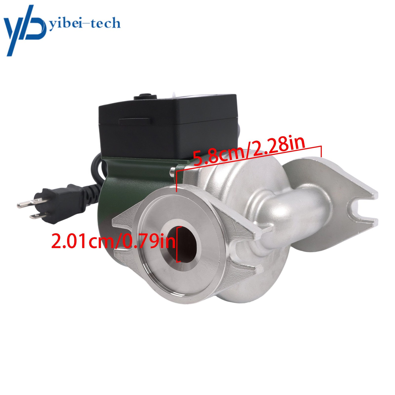 1/8 HP 115V 10 GPM 150 PSI 009-SF5 Flanged High Velocity Water Circulating Pump