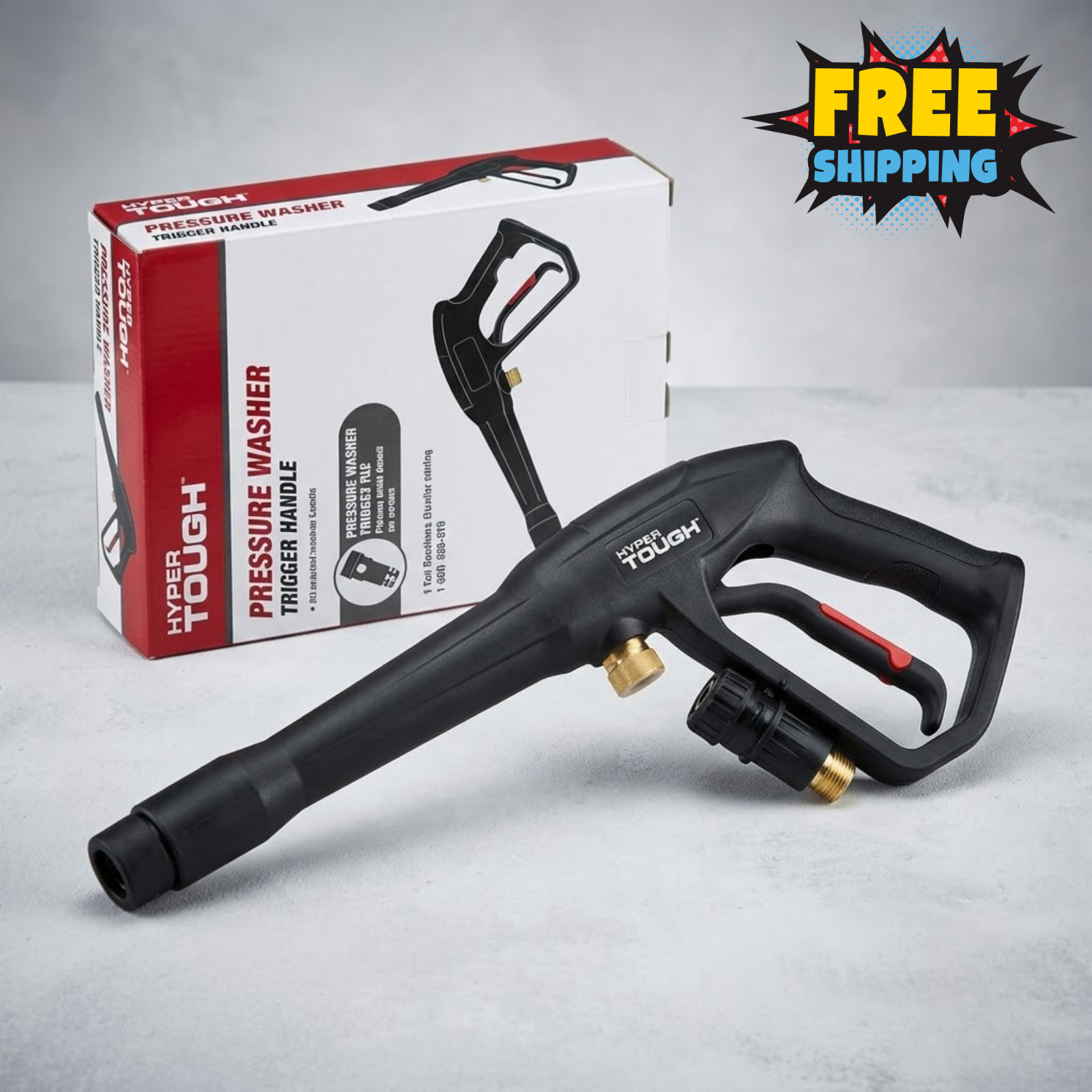 Hyper Tough Universal Pressure Washer Trigger Handle Replacement for Gas and Ele