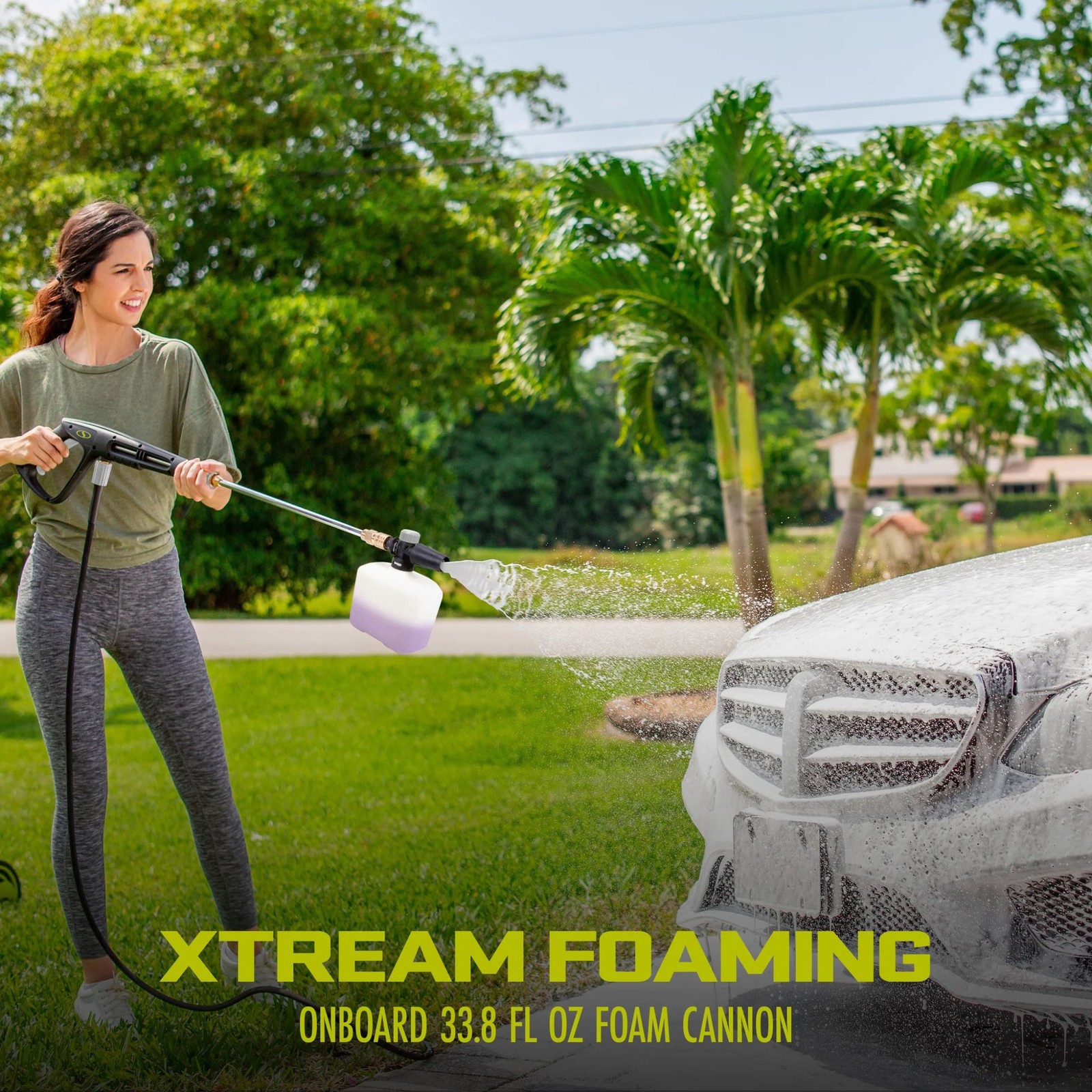 Sun Joe XTREAM Clean Electric Pressure Washer with 34″ Wand