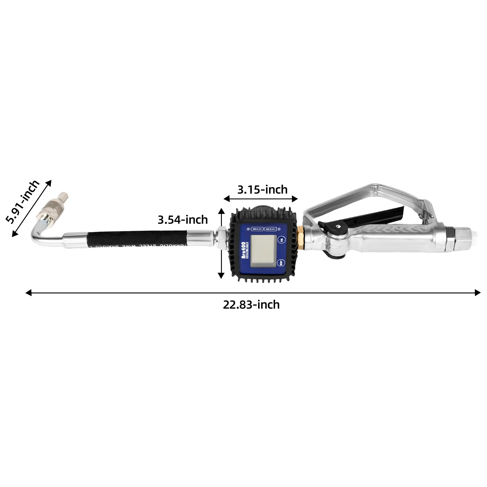 Electronic Oil Metering Gun with LCD Display and Adjustable Flow Rate