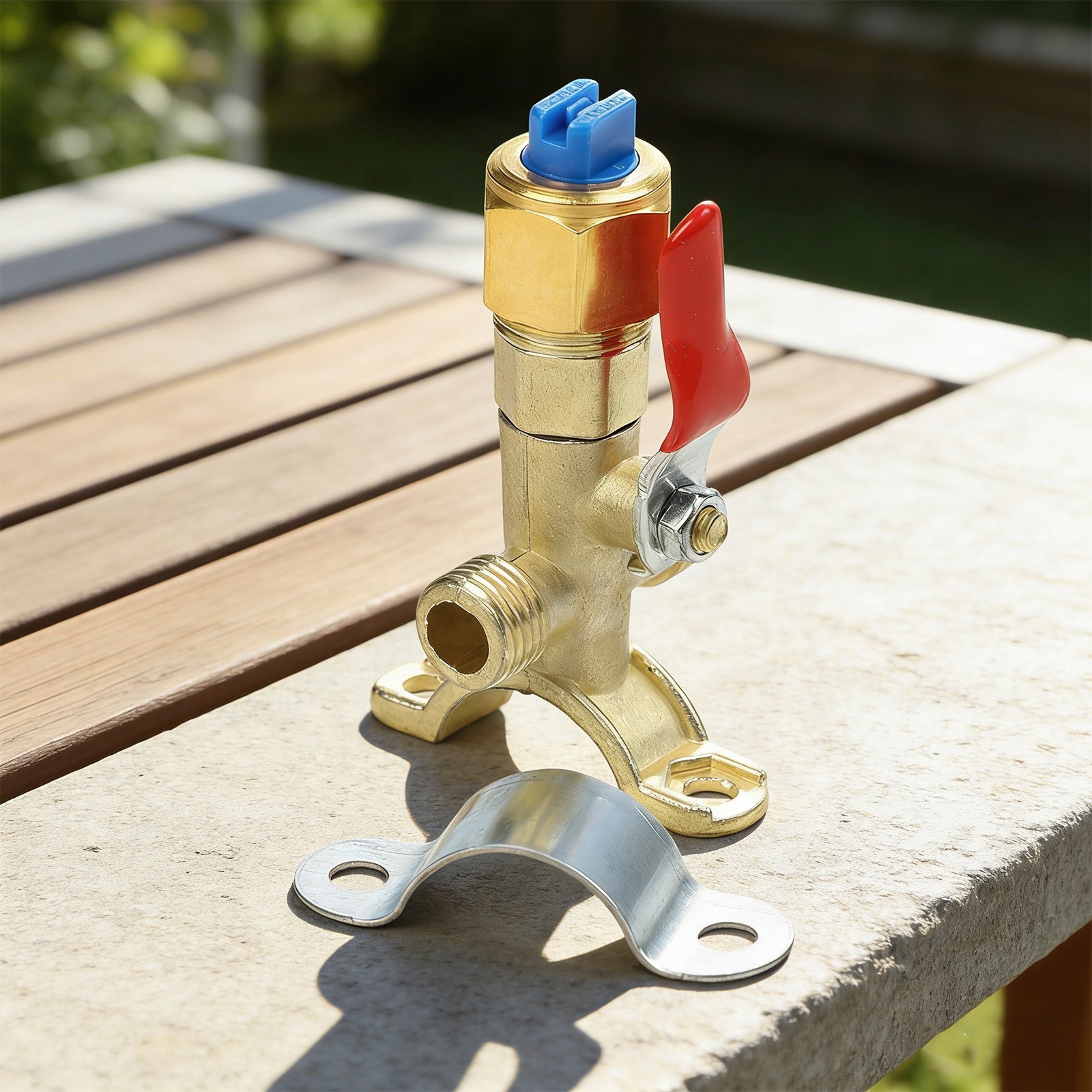 Adjustable Spray Nozzle for Plant Irrigation with Fan Shape Spray Range Design