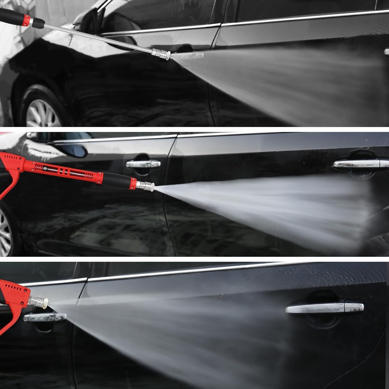 Durable Pressure Washer Gun with Replacement Wand, Power Washer Gun with 17 I…