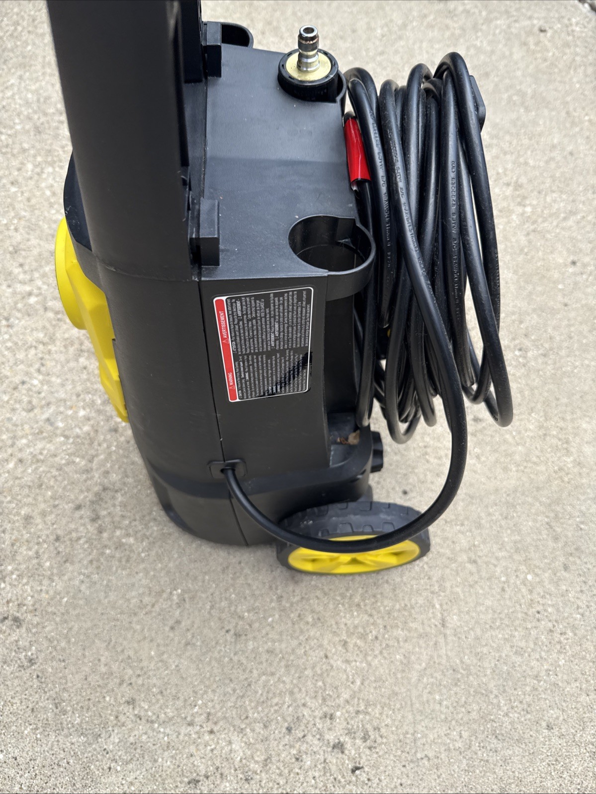 VEVOR Electric Pressure Washer 2000 PSI – Black Yellow