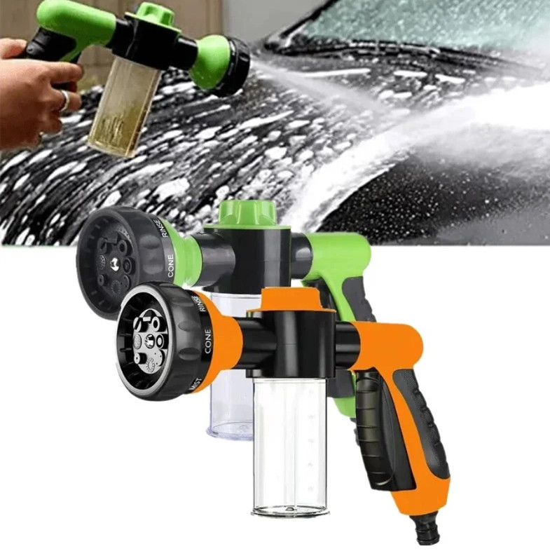 1pc Portable High Pressure Foam Lance Car Washer Sprayer with 3 Nozzles – NEW