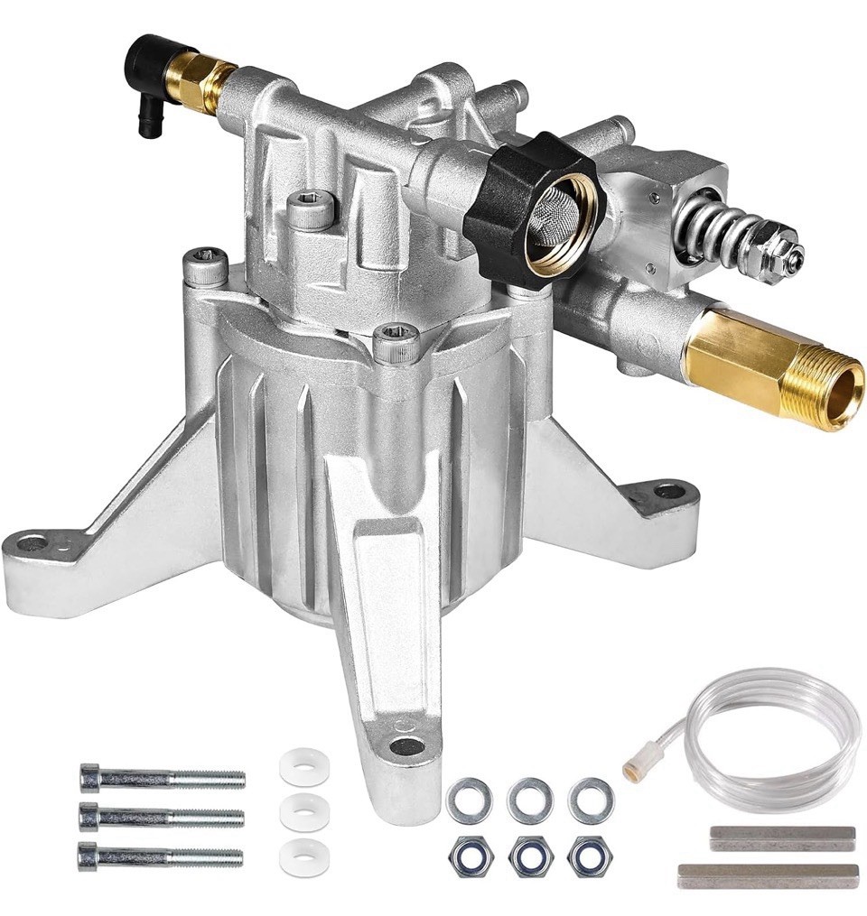 YAMATIC 3000 PSI Power Pressure Washer Pump, Vertical 7/8″ Shaft 2.5 GPM
