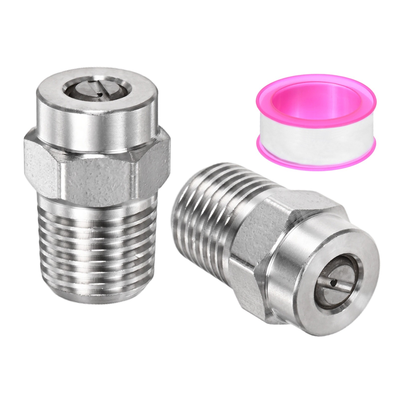 1/4″ NPT 15° Surface Cleaner Tip [2PCS] – Pressure Washer Nozzles [0.977MM Pore]