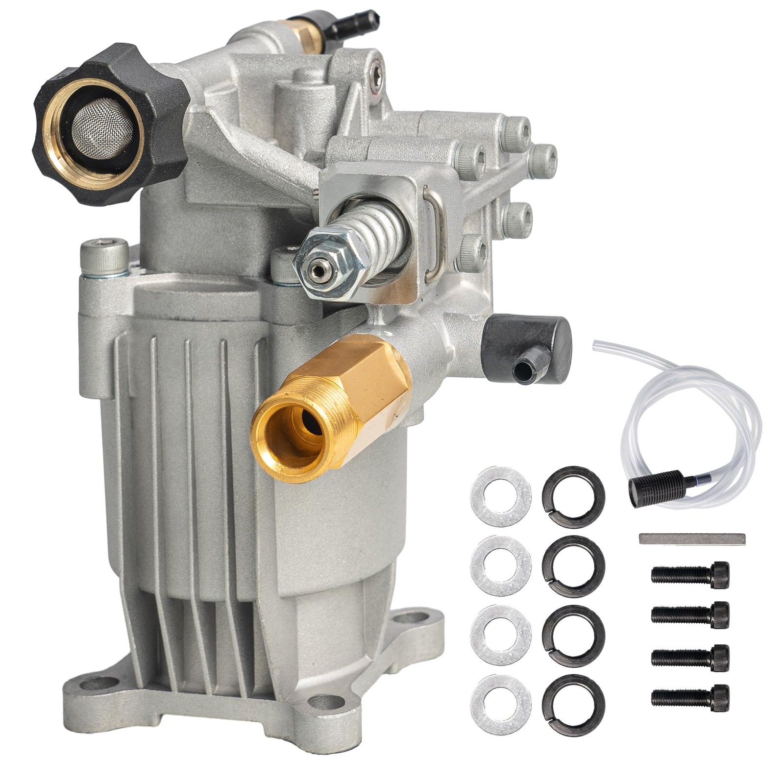 3/4 Inch Shaft Pressure Washer Pump 3400PSI 2.5GPM Horizontal Gas Engine Replace