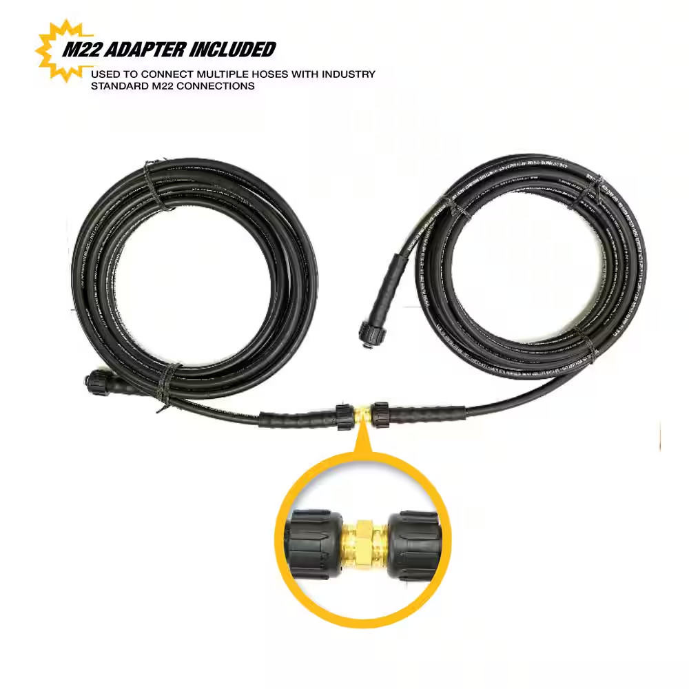 5/16 In. X 40 Ft Replacement/Extension Hose for Cold Water 3700 PSI Pressure Was
