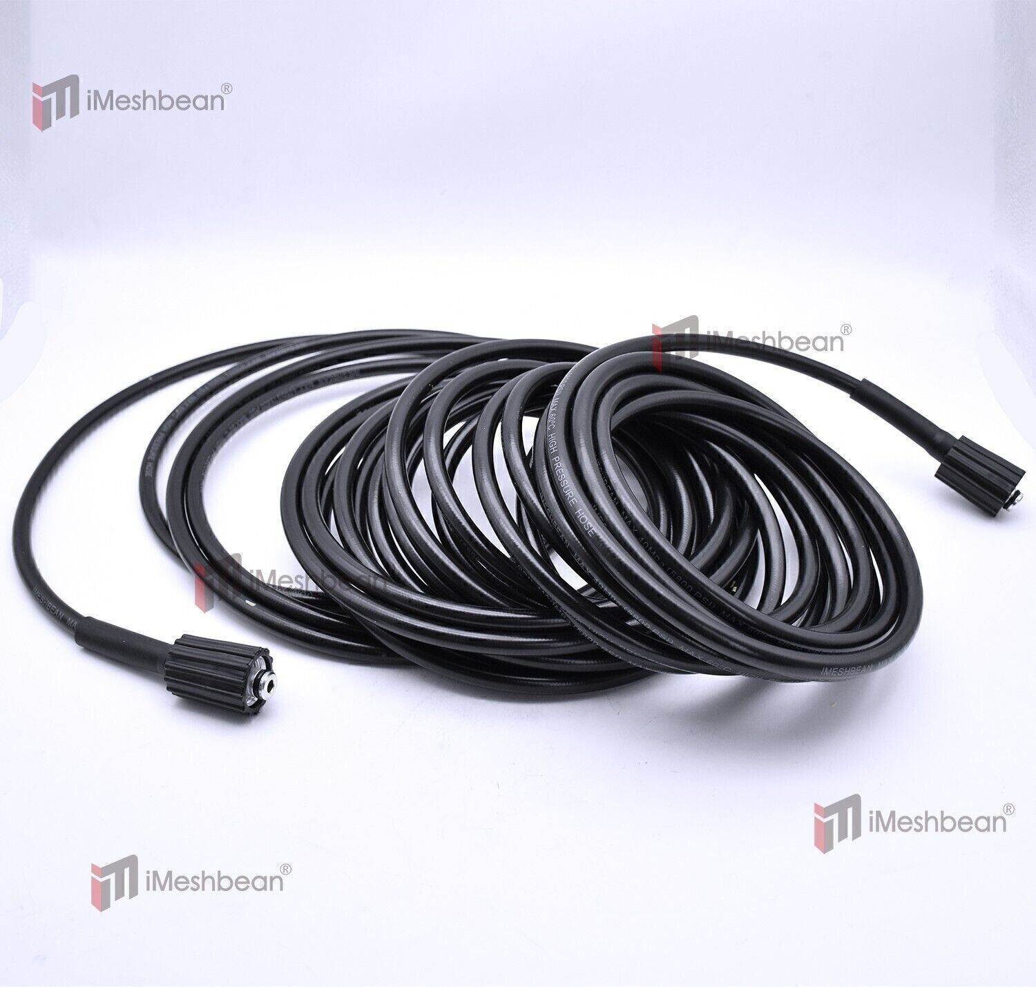 26FT 5800PSI High Pressure Washer Hose M22-14mm Power Washer Extension Hose New