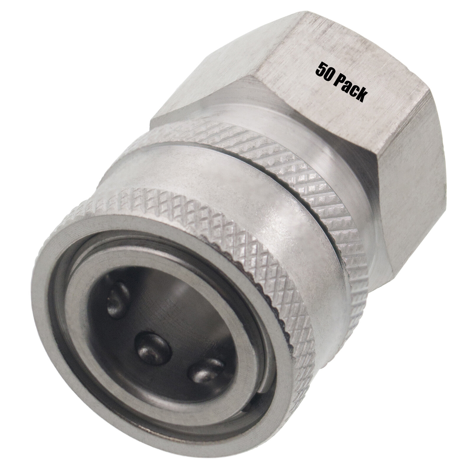 50 3/8″ FPT Female Stainless Steel Socket Quick Connect Coupler Pressure Washer