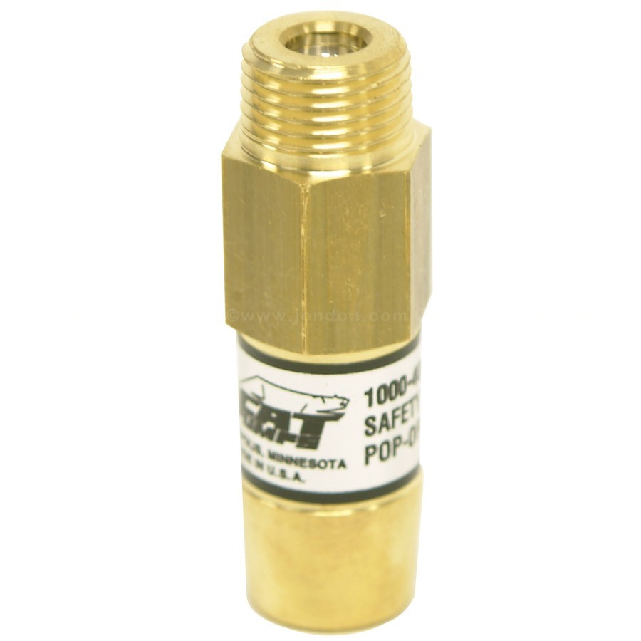 Cat Pump 33960 Safety Relief Pop off valve 3/8″ 1500 PSI Max. 6-GPM