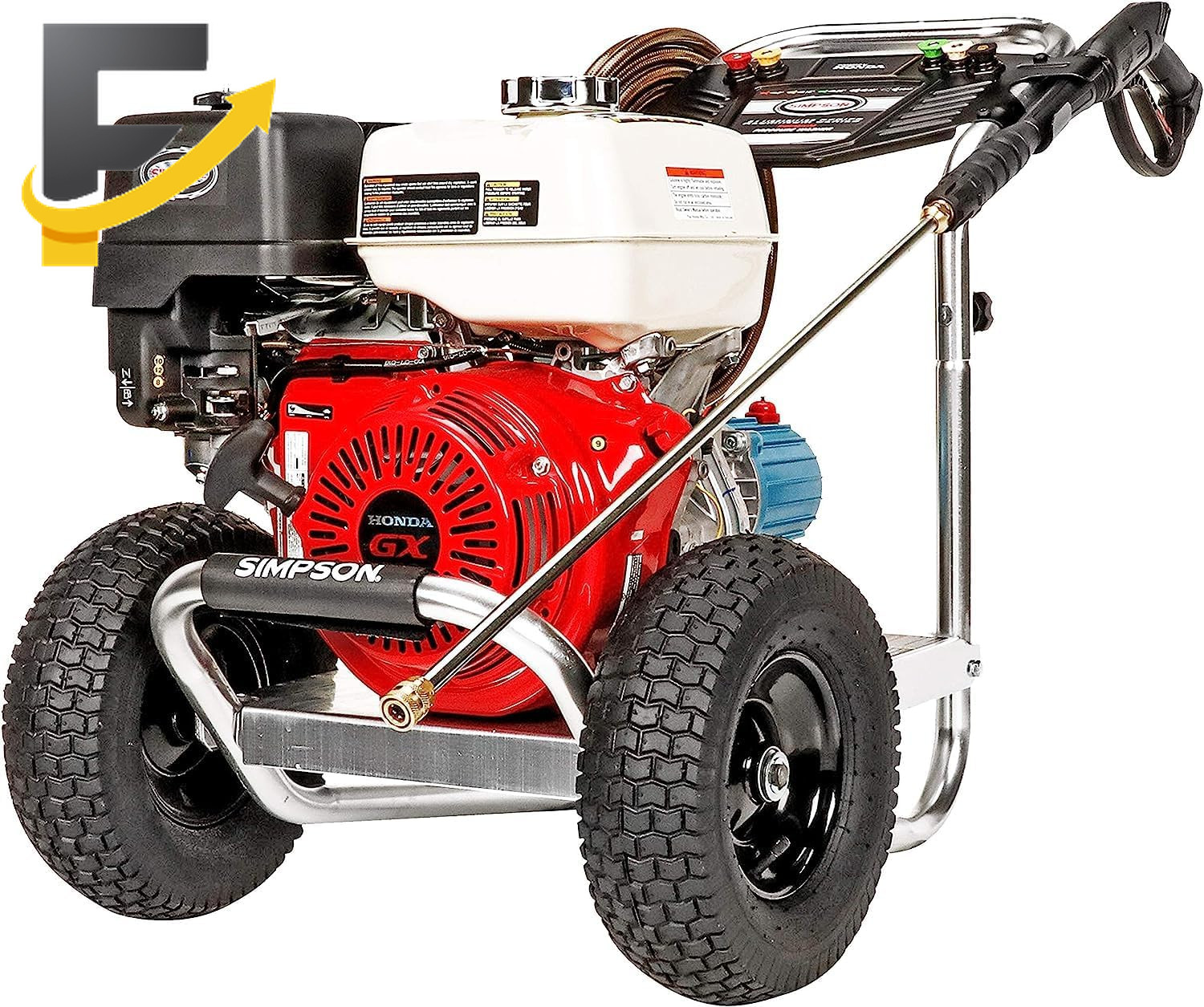 Simpson Cleaning 4200 PSI Gas Pressure Washer 4.0 GPM Power Washer for Commerci