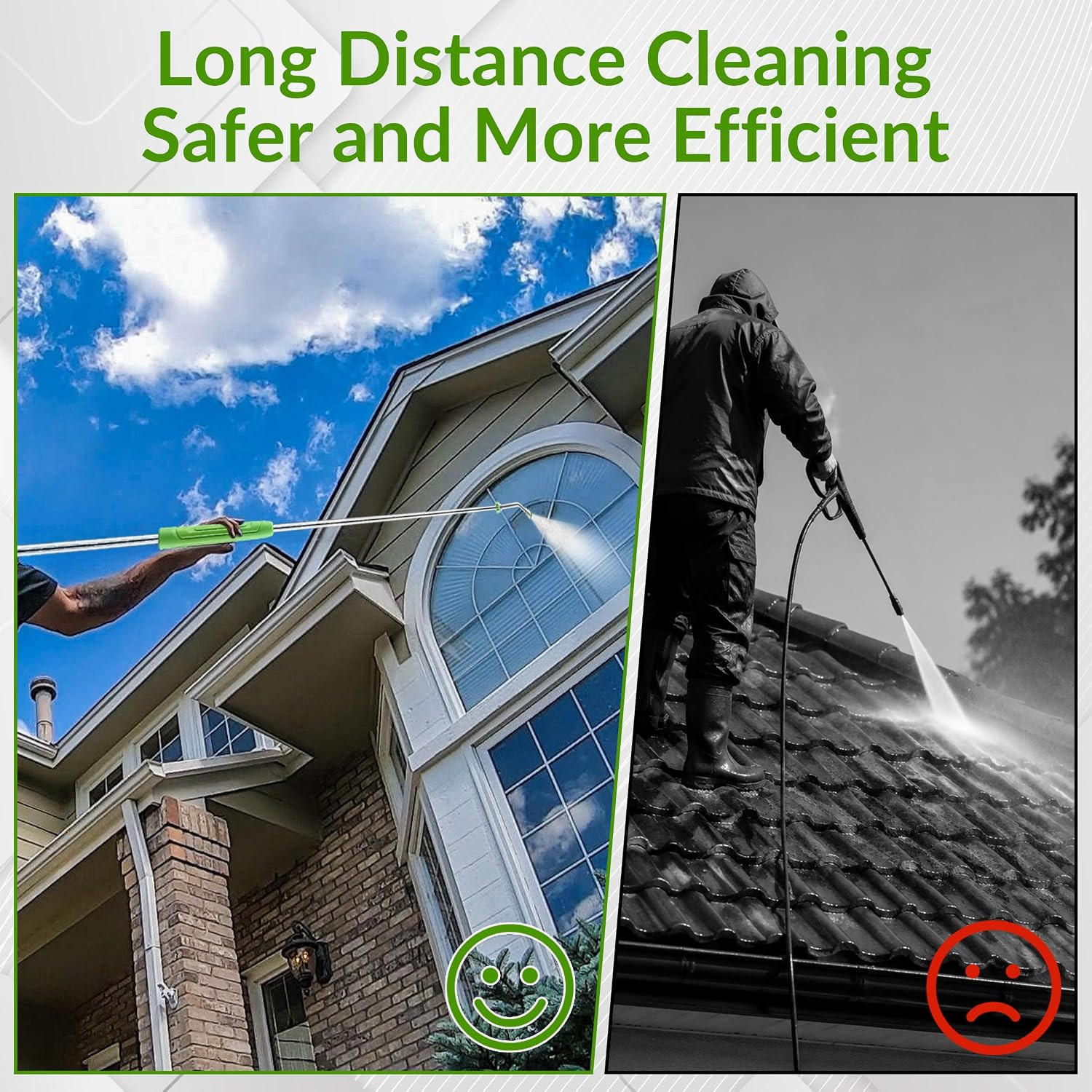 Pressure Washer Extension Wand, 120″ Power Washer Lance | with Molded Grip, 30°,