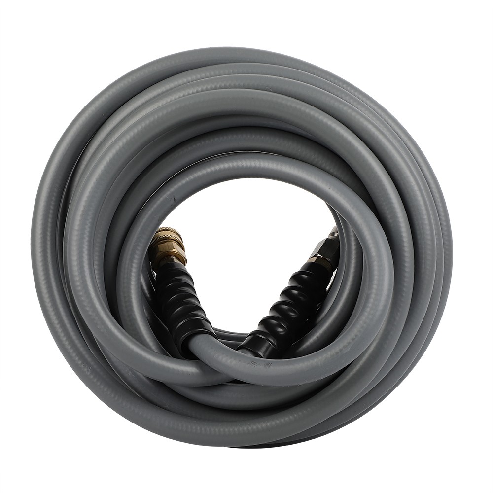 50′ x 3/8″ High Pressure Washer Hose Gray Brand New 4800psi