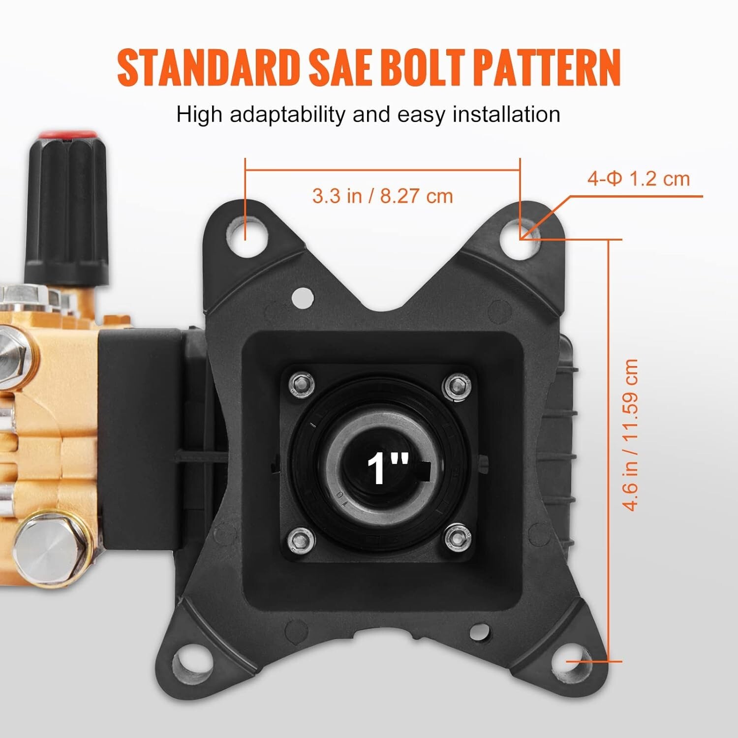 Durable 4.0 GPM Replacement Pressure Washer Pump – Compatible with Major Brands