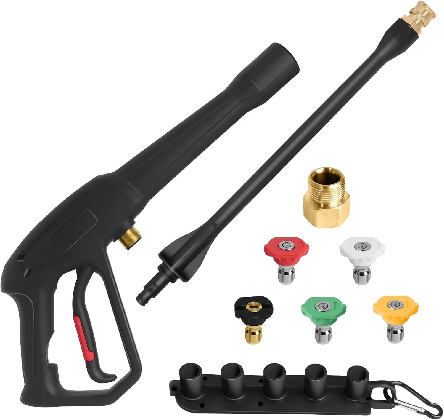 Pressure Washer Spray Gun, for Ryobi with Jet Wand Black