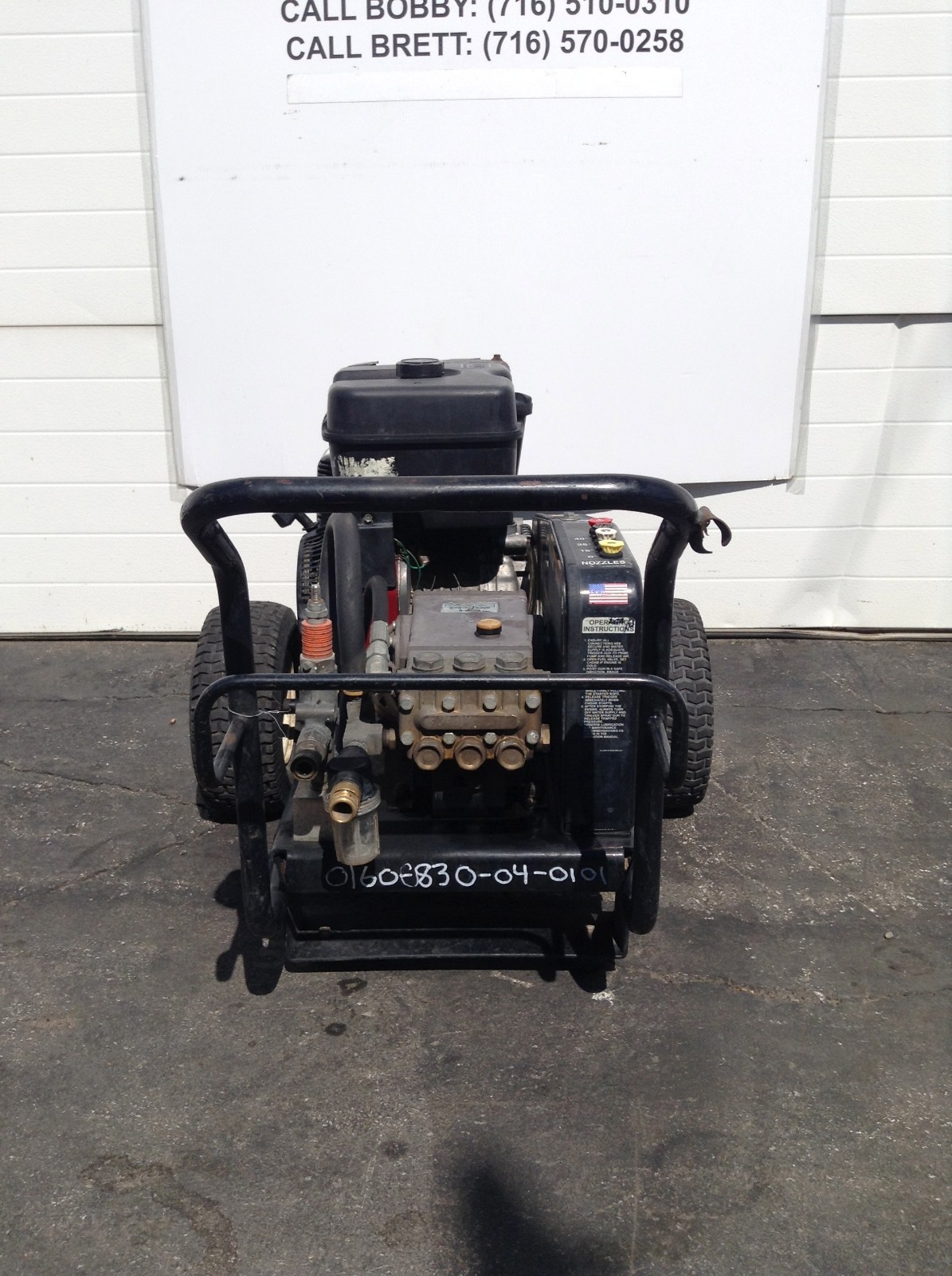 Mi-T-M 3000 psi used Pressure Washer 11 hp Gas Water Washers Cleaner Commercial