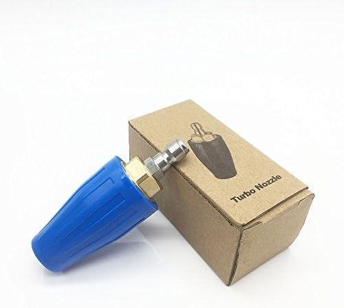 Turbo Nozzle Pressure Washer Accessories 360° Rotating Spray, 5000 Psi, 5.0 GPM,