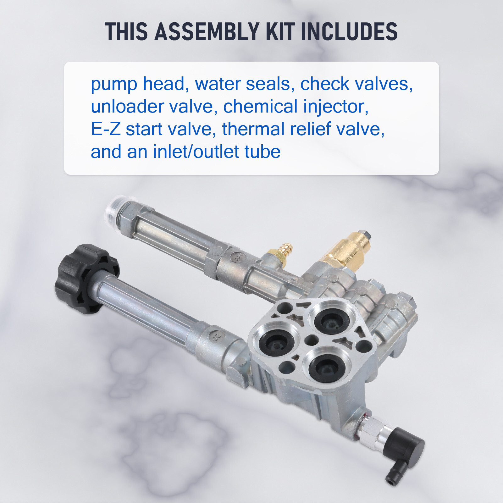 For Complete PUMP HEAD w UNLOADE AR42940 SRMW2.2G24 Pressure Washer