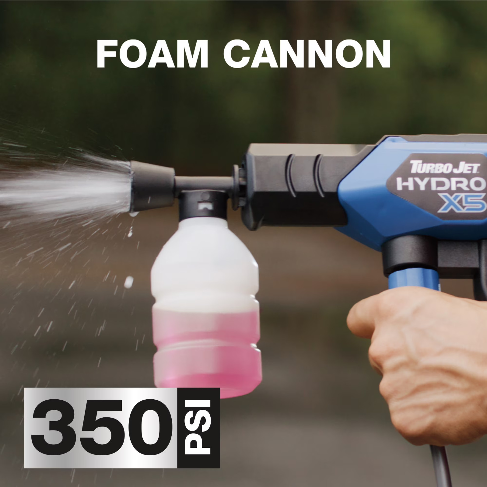 Turbo Jet HydroX5 Pro Cordless Pressure Washer New and Free Ship