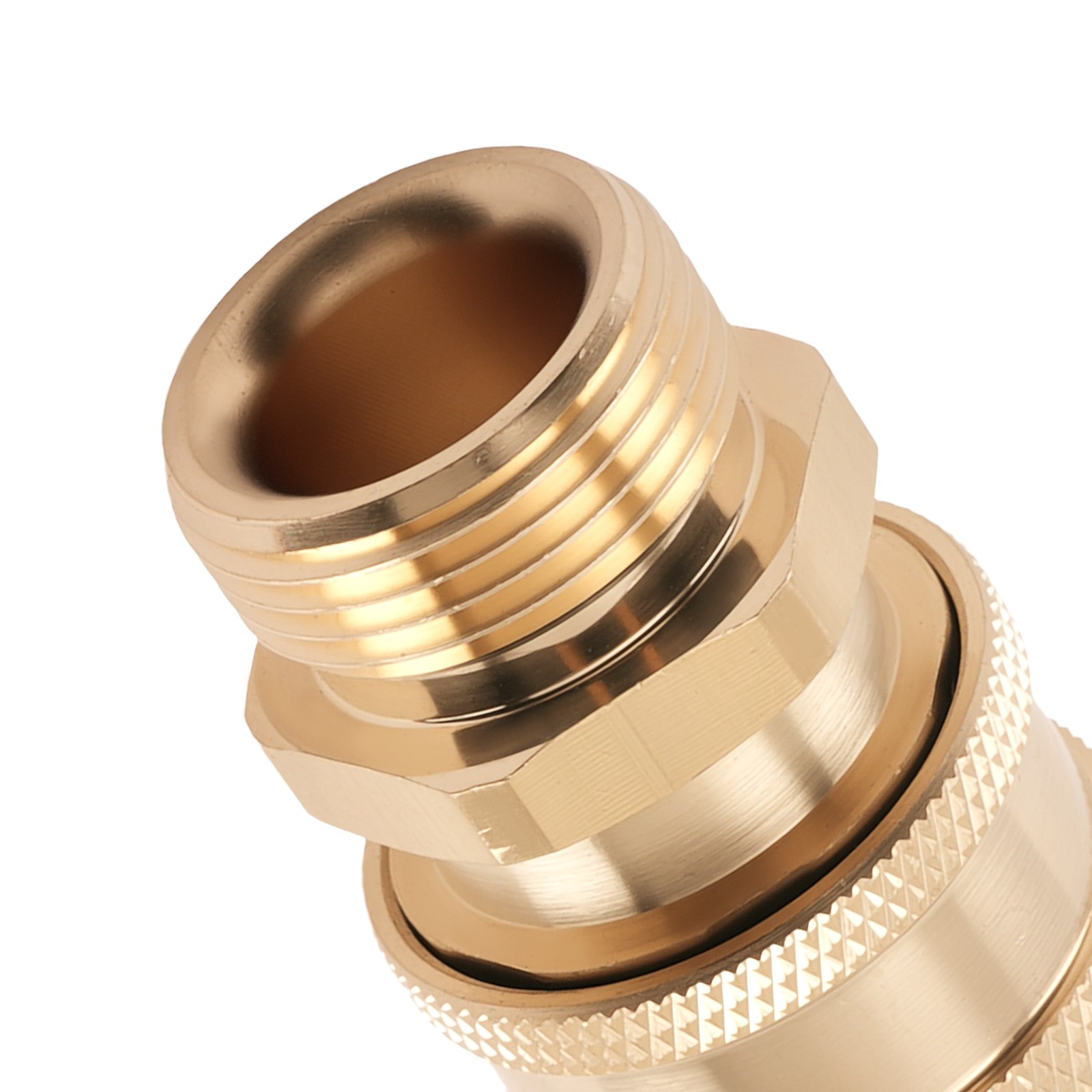 Pressure Washer Adapter M22 14mm Swivel to 3/8” Quick Connect 5000PSI Brass