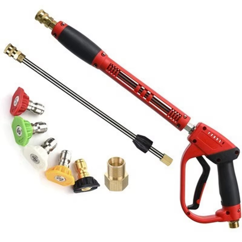 Pure Copper High-Pressure Water Gun for Car Washing, Water Gun Cleaning Machine,
