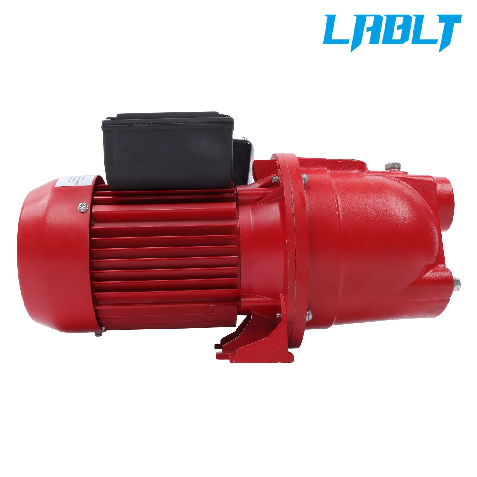 LABLT Red Shallow Well Jet Pump 3/4 HP 13 GPM Cast Iron, 115/230V Dual Voltage