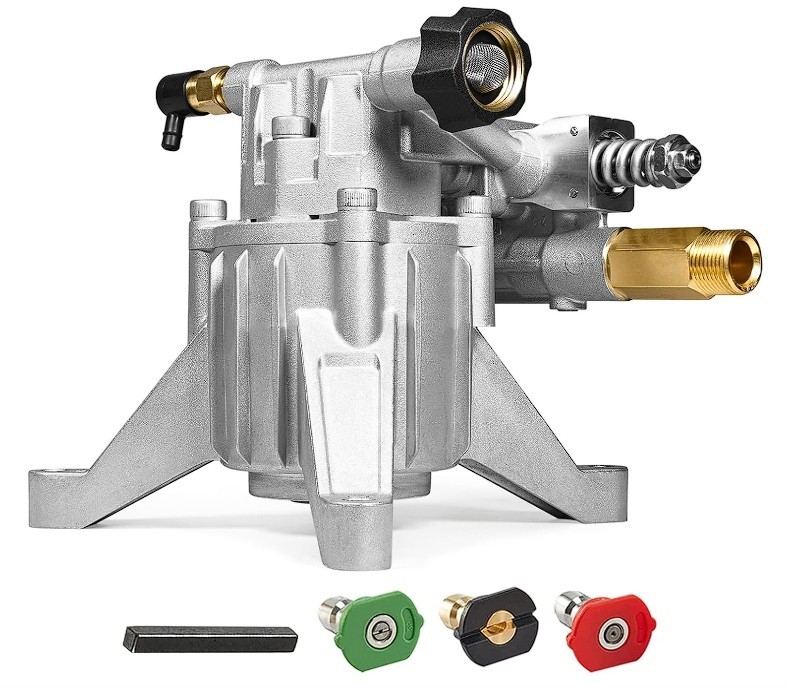 7/8″ Vertical Pressure Washer Pump 3100 PSI 2.5 GPM Rear Inlet/Outlet