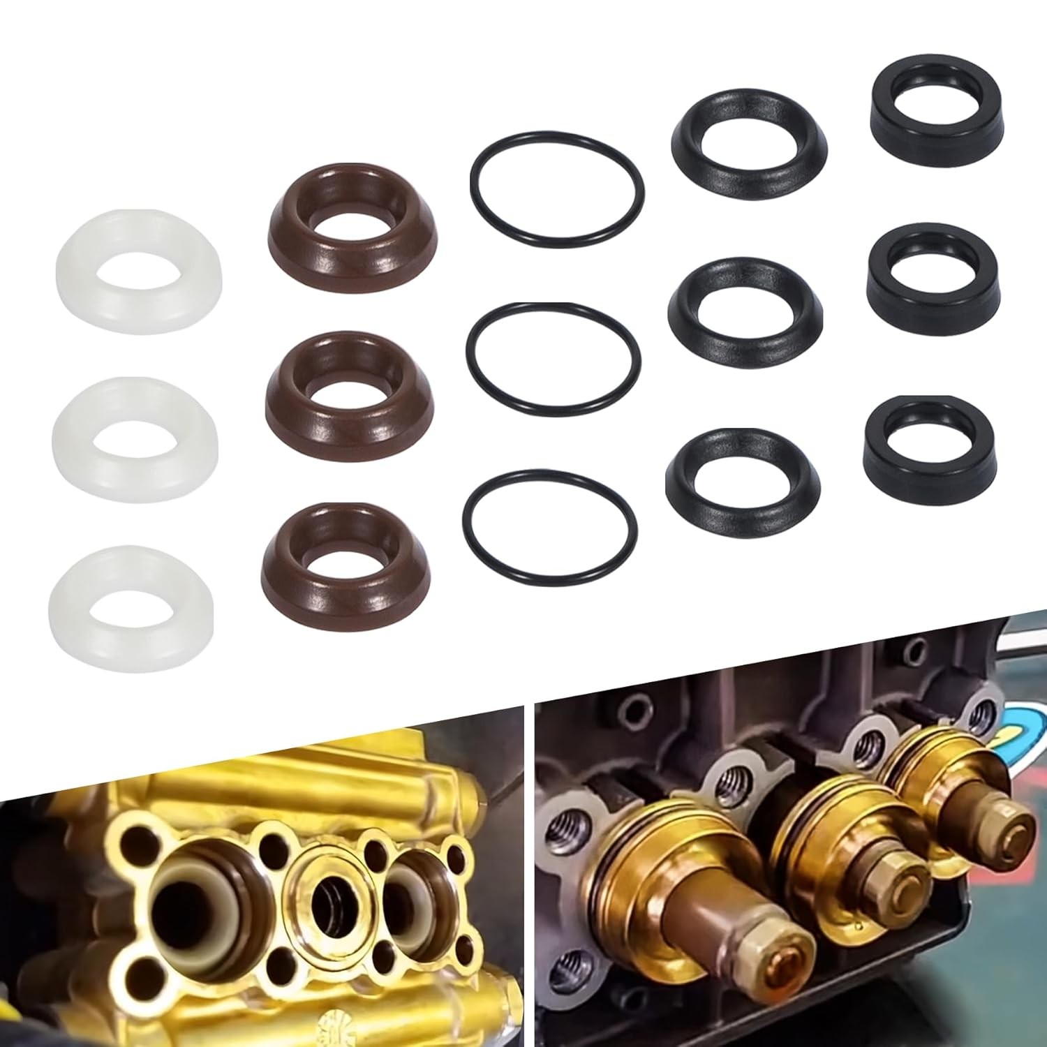 5019006400 Packing Water Seal Kit for ZWD ZWDK Series 15mm Pressure Washer Pump