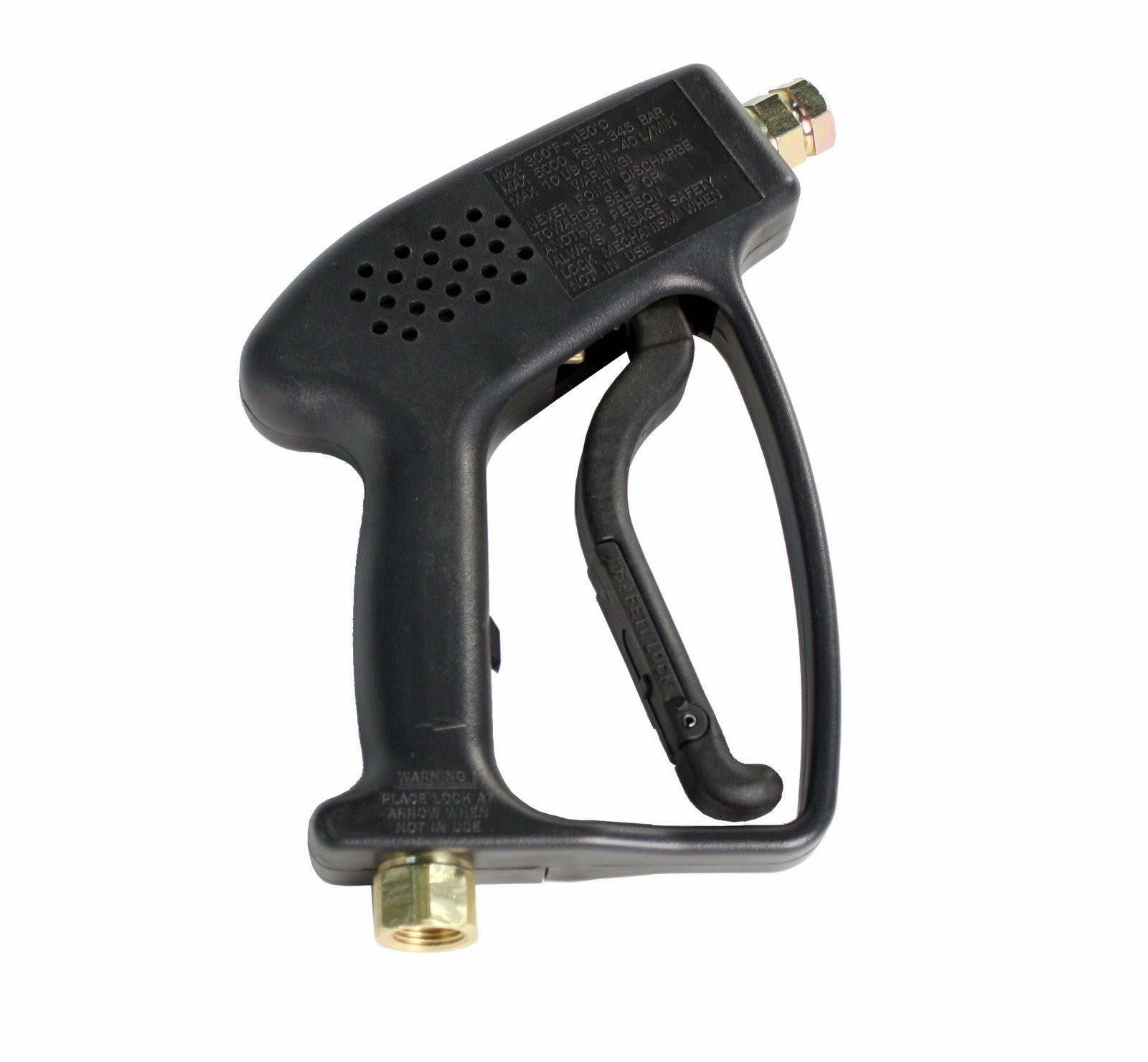 5000 PSI Pressure Power Washer Gun Hot Cold Water Steam Brass Coupler Fitting