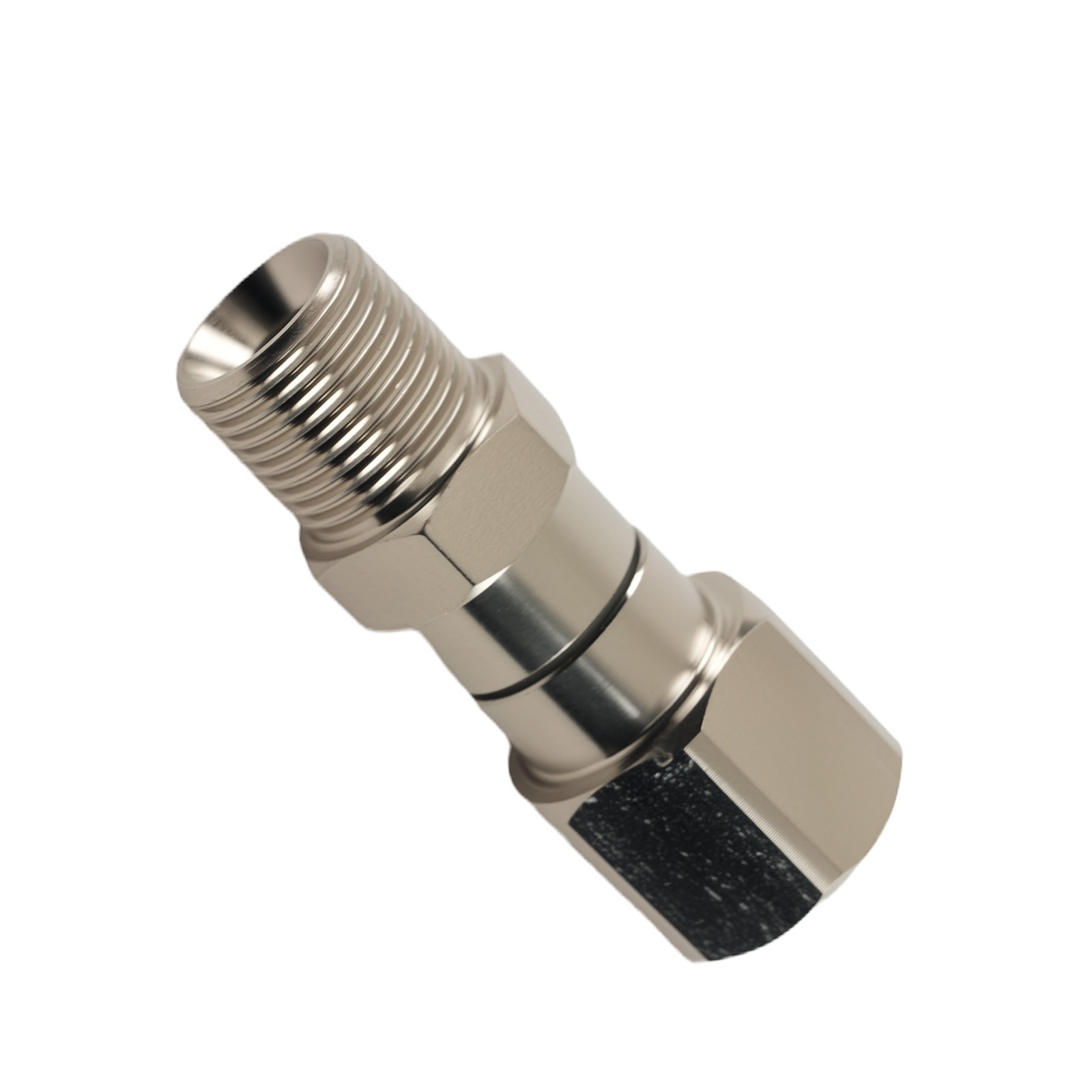 360° Swivel Adapter 3/8″ NPT for Pressure Washer Hose Gun Stainless Steel New