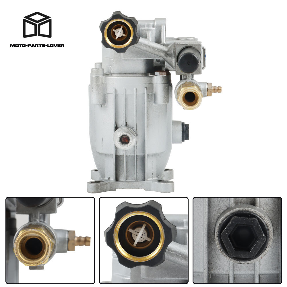 Pressure Washer Pump Horizontal 3/4″ Shaft – MAX 3000 PSI 2.5 GPM Oil Sealed